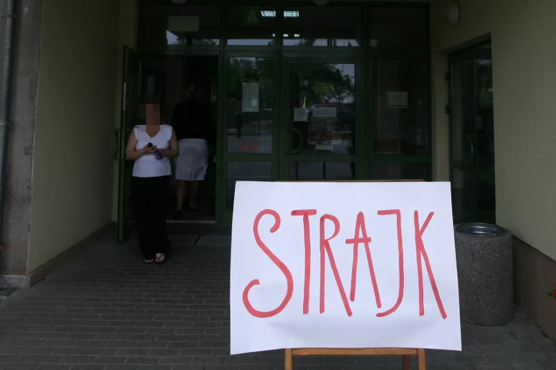 Protest pracowników oświaty trwa od dziesięciu dni. Zdjęcie poglądowe.
