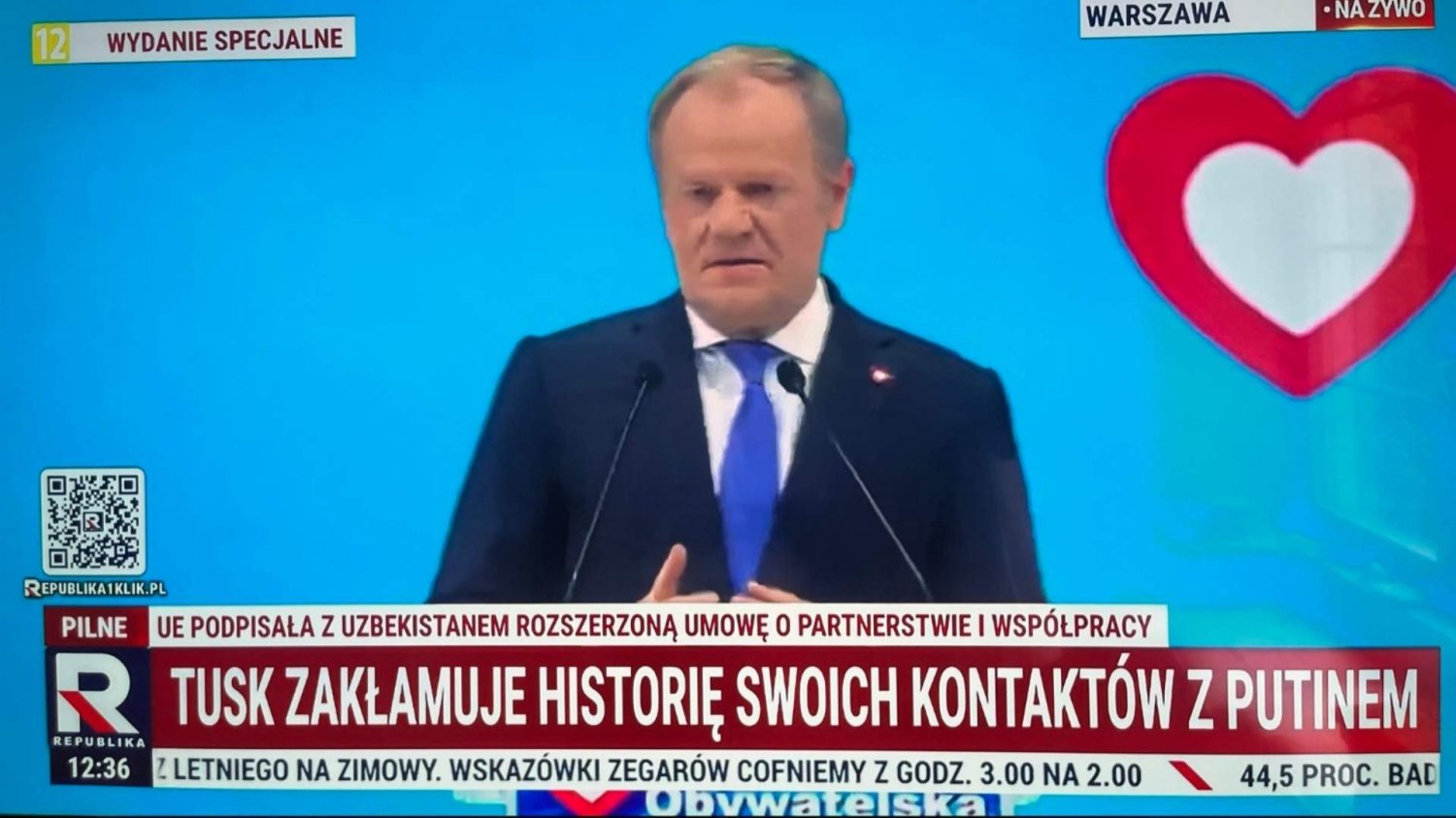 Paskowy w Republice miał pełne ręce roboty. Tak reagowano na wystąpienie Tuska.