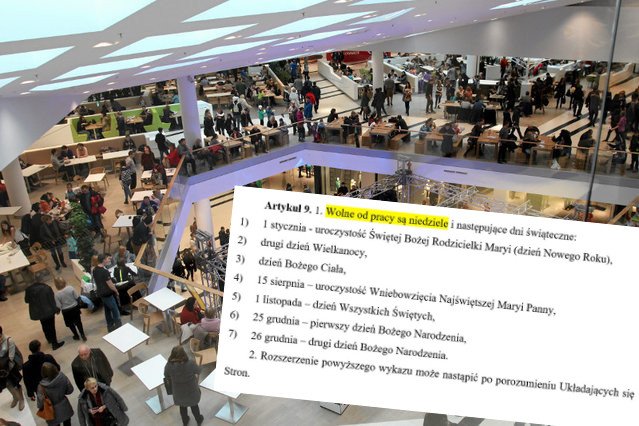 Zwolennicy zakazu handlu w niedzielę powołują się na zapisy konkordatu. Tylko dlaczego nie zakazać od razu wszelkiej pracy?