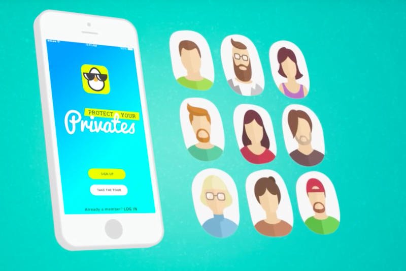 Privates chroni użytkowników przed wstydem.