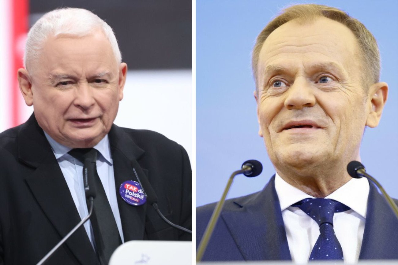Kaczyński ujawnił "polityczne plany". Tusk skomentował to w dwóch słowach