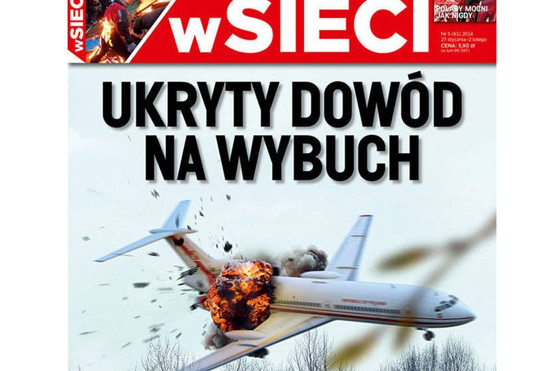 Tygodnik braci Karnowskich przedstawia "ukryty dowód na wybuch".