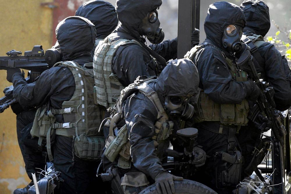 Jednostka GROM podczas ćwiczeń