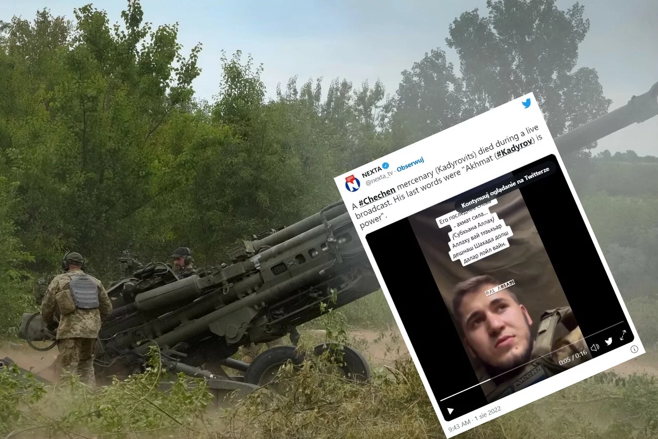 Kadyrowiec zginął podczas nagrywania relacji live