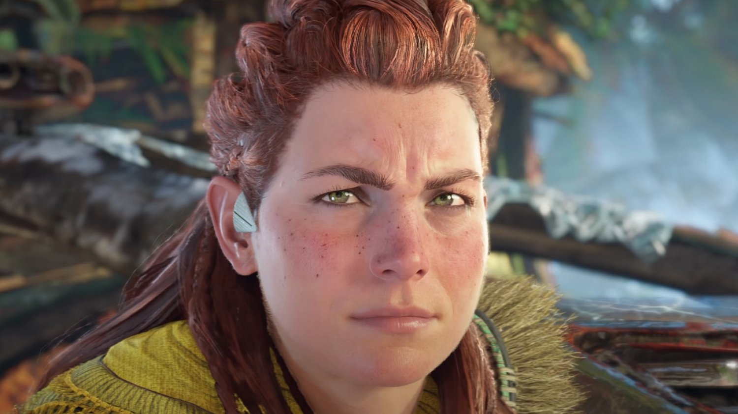 Wygląd Aloy z gry "Horizon Forbidden West" nie spodobał się niektórym graczom. Bohaterkę nazwano brzydką.