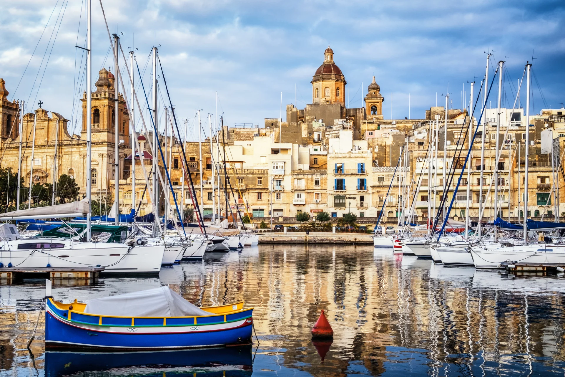 Port w Valletta na Malcie