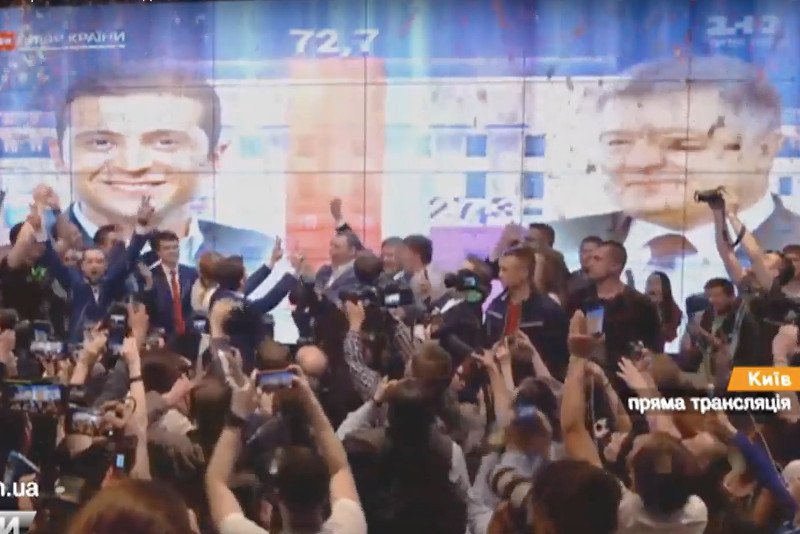 Wołodymyr Zełenski nowym prezydentem Ukrainy.