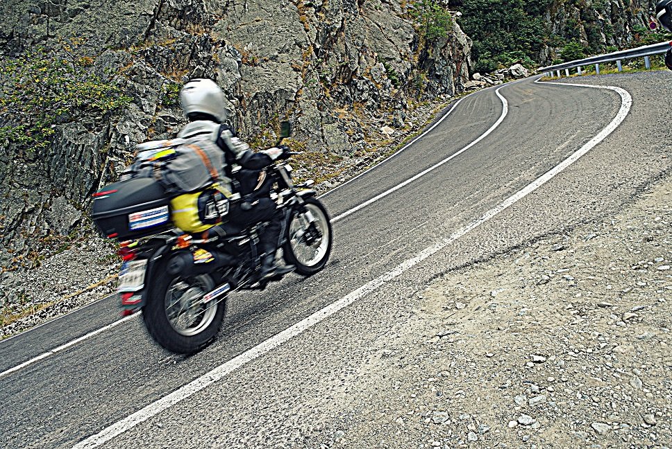 Droga Transfogaraska (Rumunia) - podczas Riding Across Europe