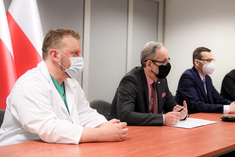 Szumowski uczestniczył w spotkaniu z lekarzami kardiologami.