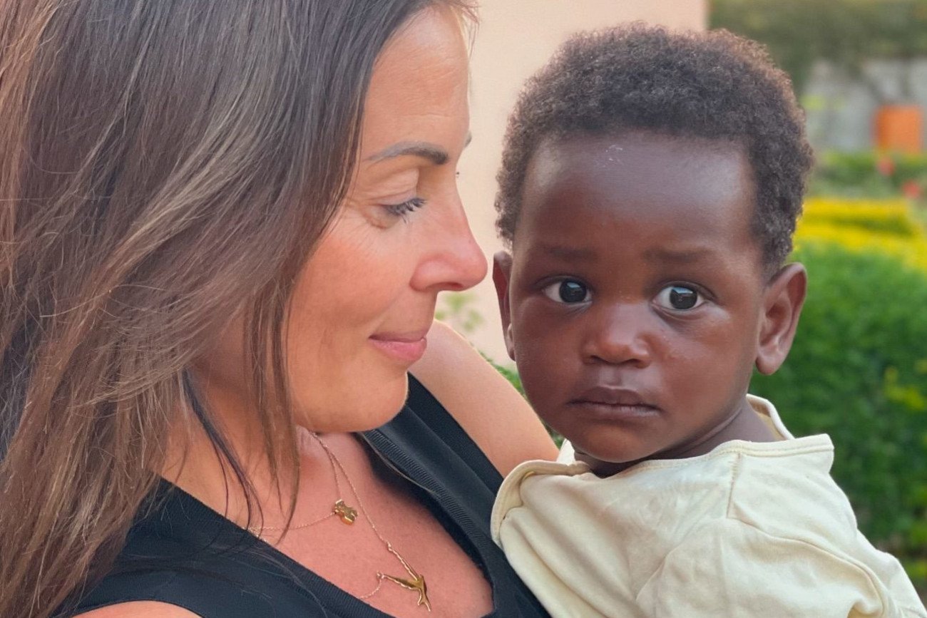 Katarzyna Glinka poleciała do adoptowanej córki do Zambii.