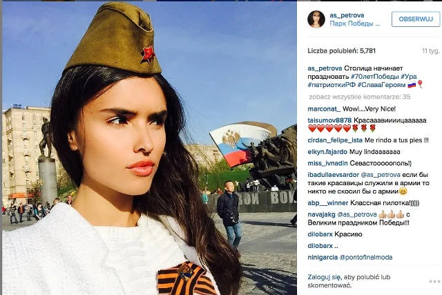 Przewodnicząca Patriotek Anastasija Pietrowa