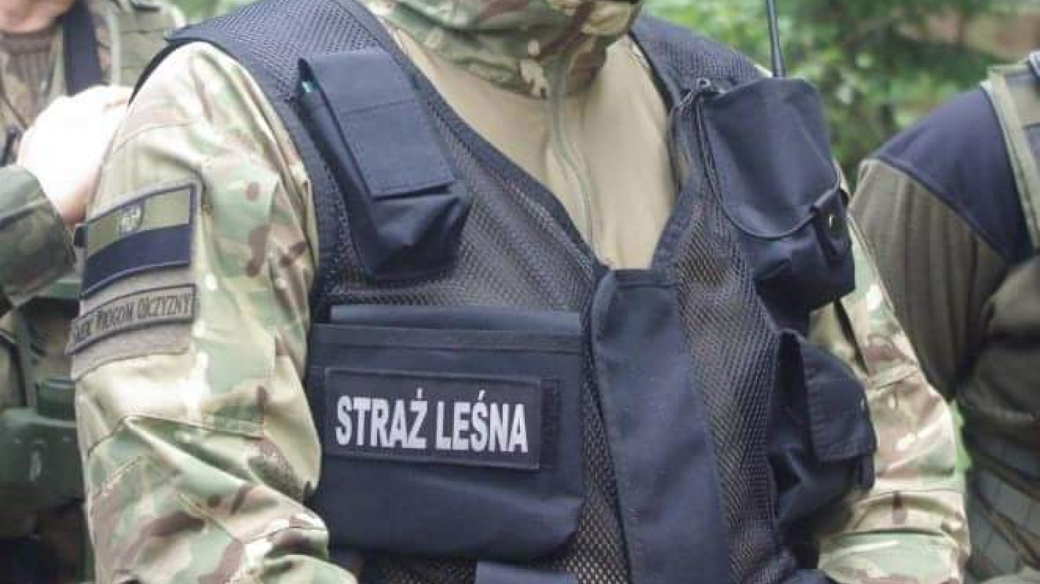 Kontrowersyjna naszywka na mundurze strażnika leśnego