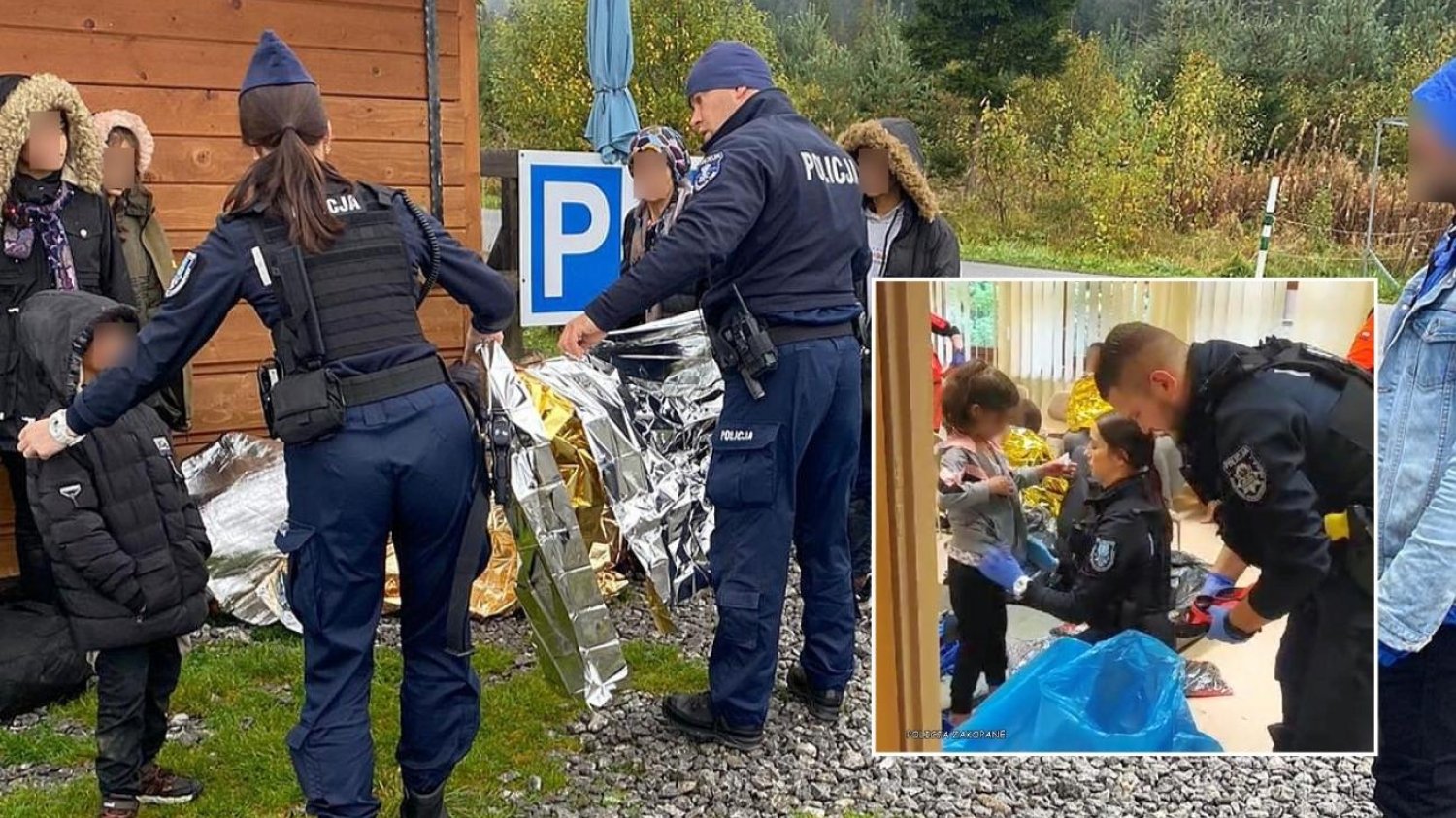 Łącznie zatrzymano 5 dorosłych oraz 9 dzieci
