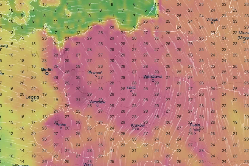 Będzie upalnie i... brudno.