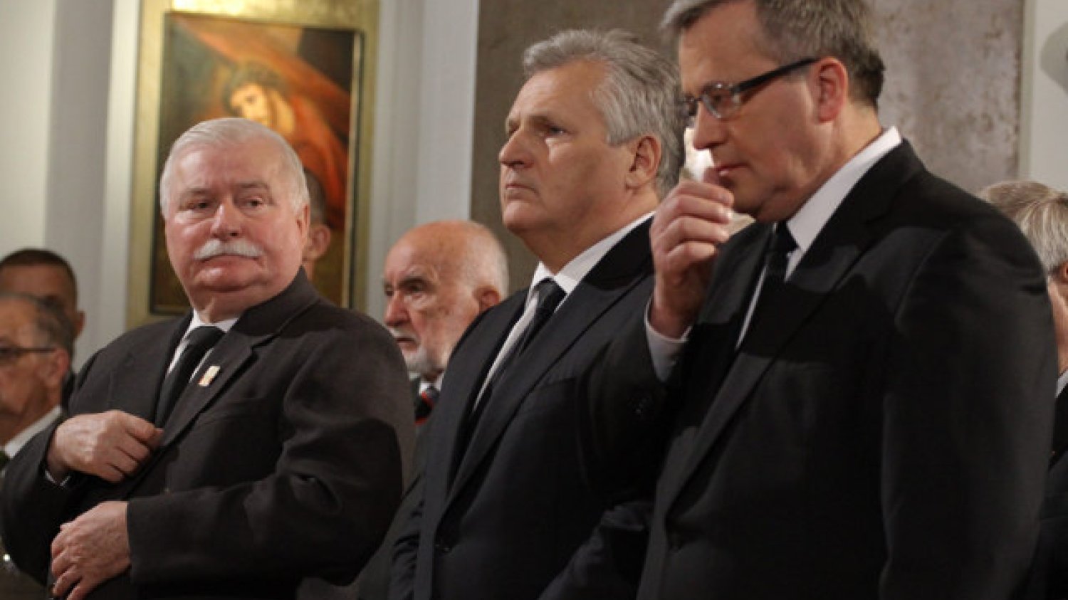 W Katedrze Polowej Wojska Polskiego obecni byli Lech Wałęsa, Aleksander Kwaśniewski i Bronisław Komorowski