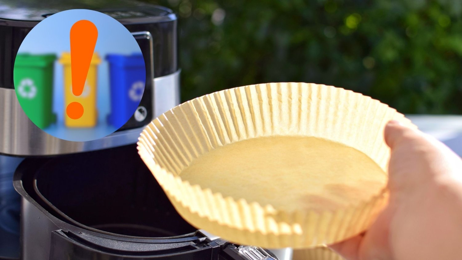 air fryer, papier