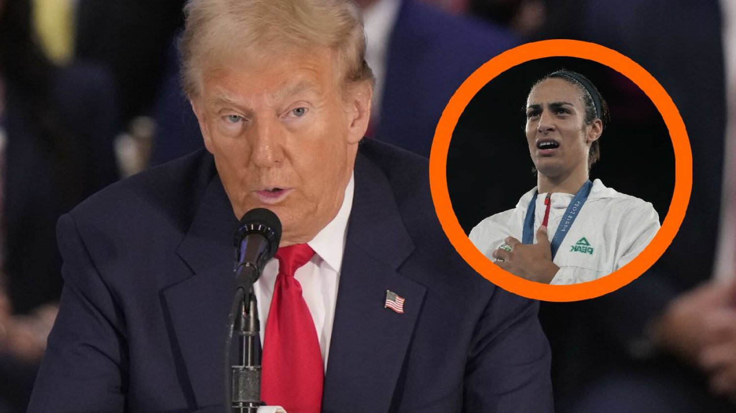 Donald Trump w formie. Tak powiedział o algierskiej pięściarce