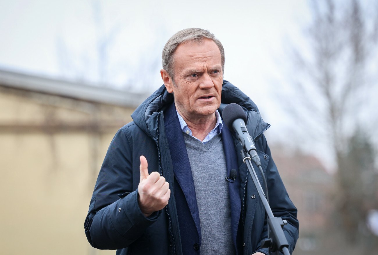 Konferencja Donalda Tuska w Ksawerowie. "Nie wierzę w dobrą wolę tej władzy"