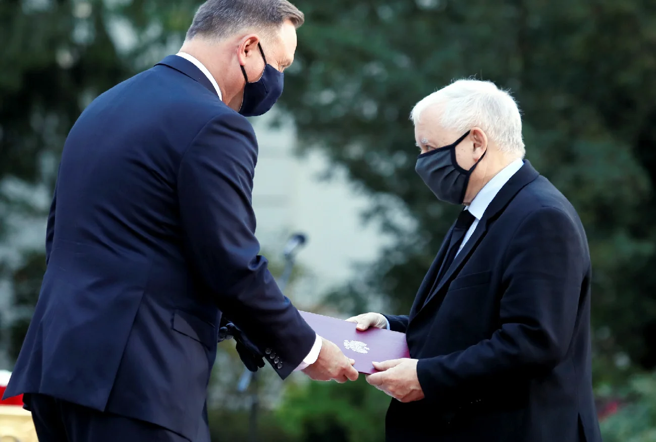 Jarosław Kaczyński wywiera nacisk na Andrzeja Dudę ws Lex TVN