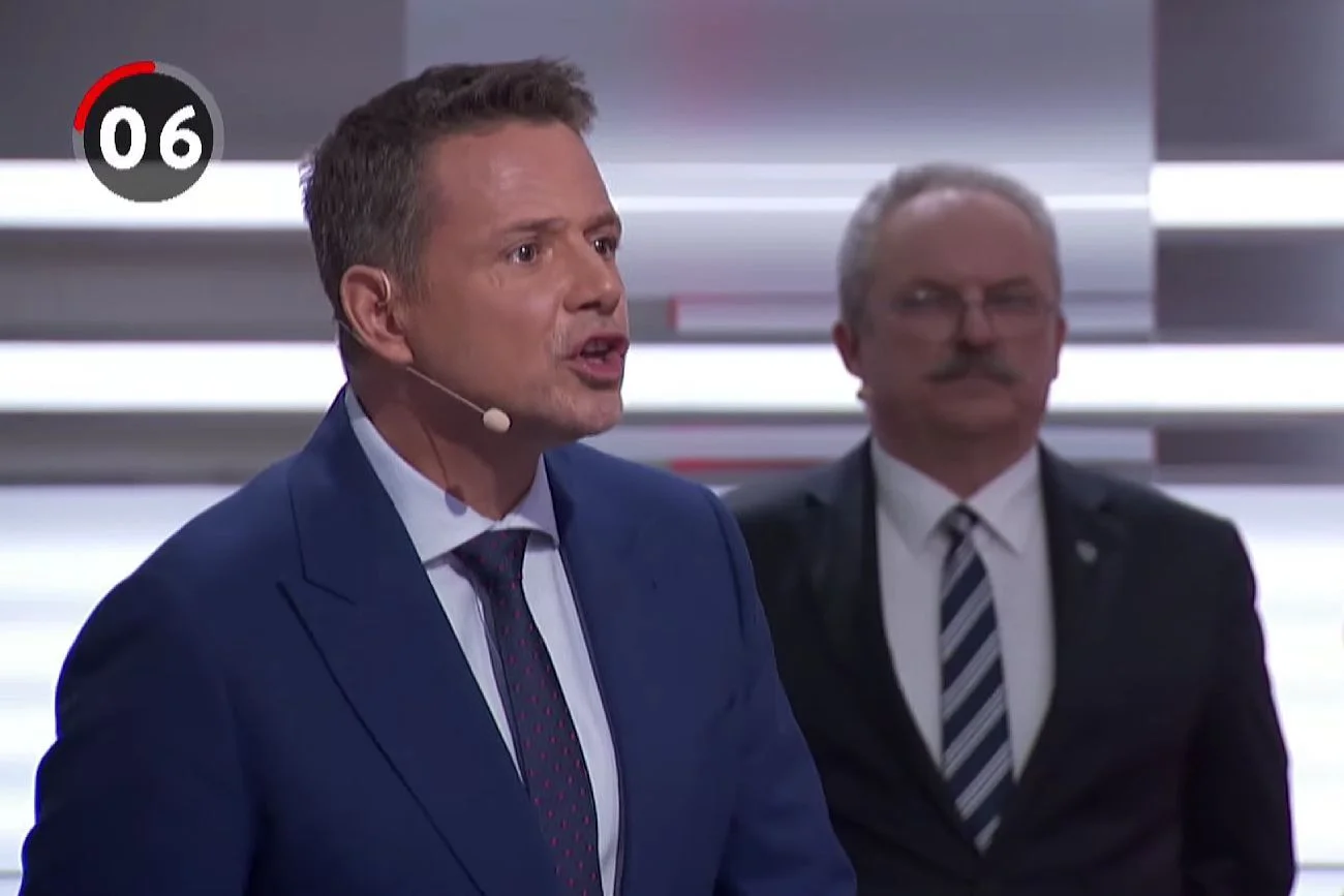 Trzaskowski nie wytrzymał. Odszedł od mównicy po słowach Brauna