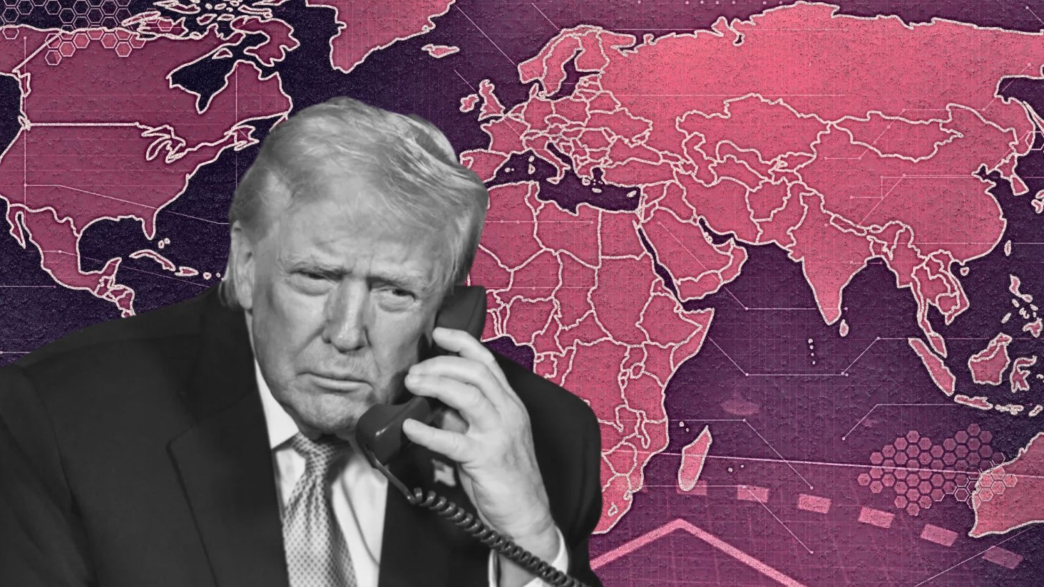 Rada Pokoju Trumpa sieje zamęt na świecie. Nie tylko Polska ma dylemat Donald Trump na tle mapy świata