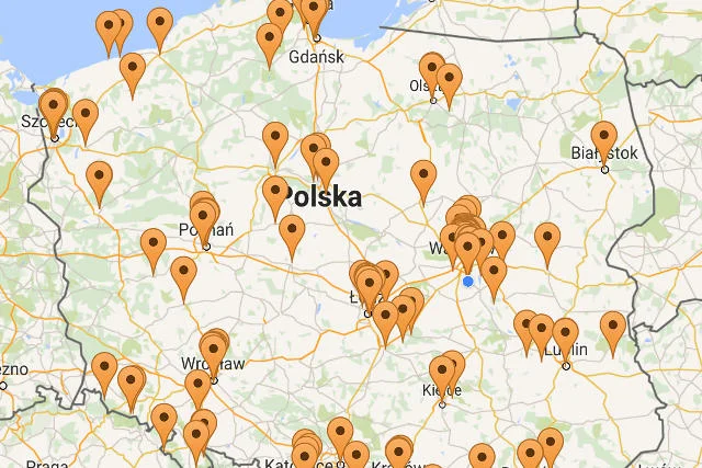 Bezglutenowa mapa Polski