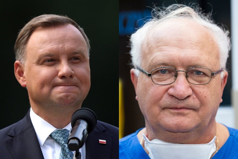 Andrzej Duda tłumaczył, dlaczego nie szczepi się na grypę. Prof. Simon wymownie odpowiedział prezydentowi.