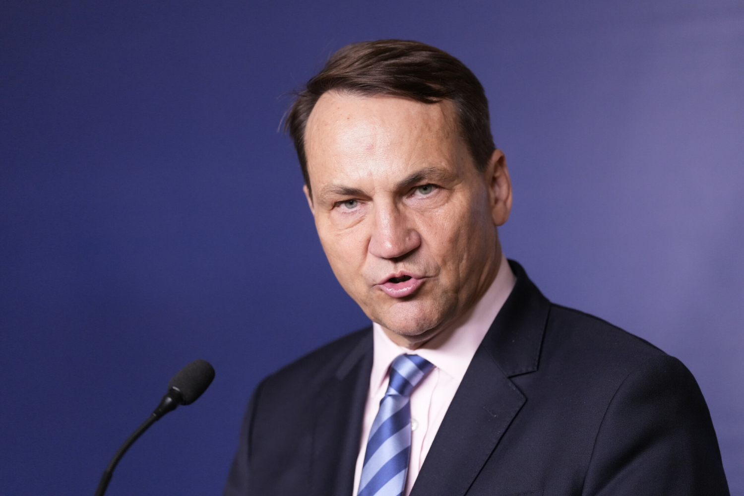 Minister Sikorski nie gryzł się w język podczas oceny słów prezydenta