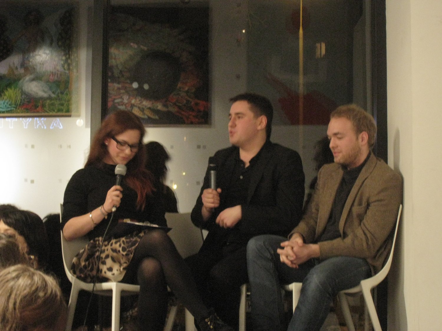 spotkanie w MiTo z twórcami filmu - Grzegorzem Radomskim i Karolem Mrozińskim