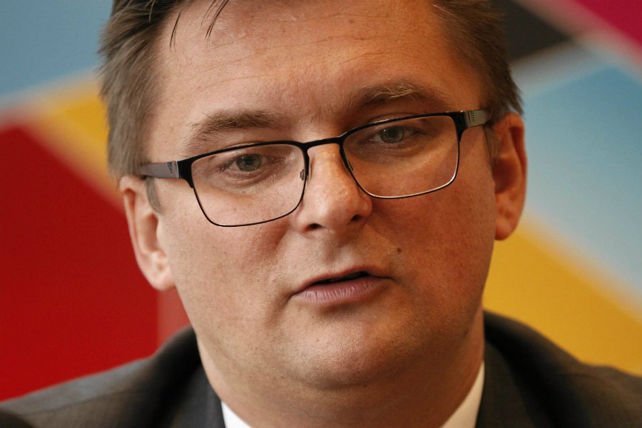 Prezydent Katowic Marcin Krupa, którego w wyborach poparło Prawo i Sprawiedliwość.
