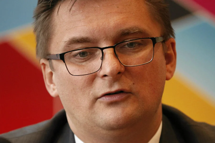 Prezydent Katowic Marcin Krupa, którego w wyborach poparło Prawo i Sprawiedliwość.