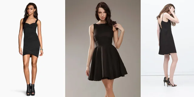 Od lewej: H&M - 99.90 PLN, NIFE - 129.90 PLN, Zara - 149.00 PLN.