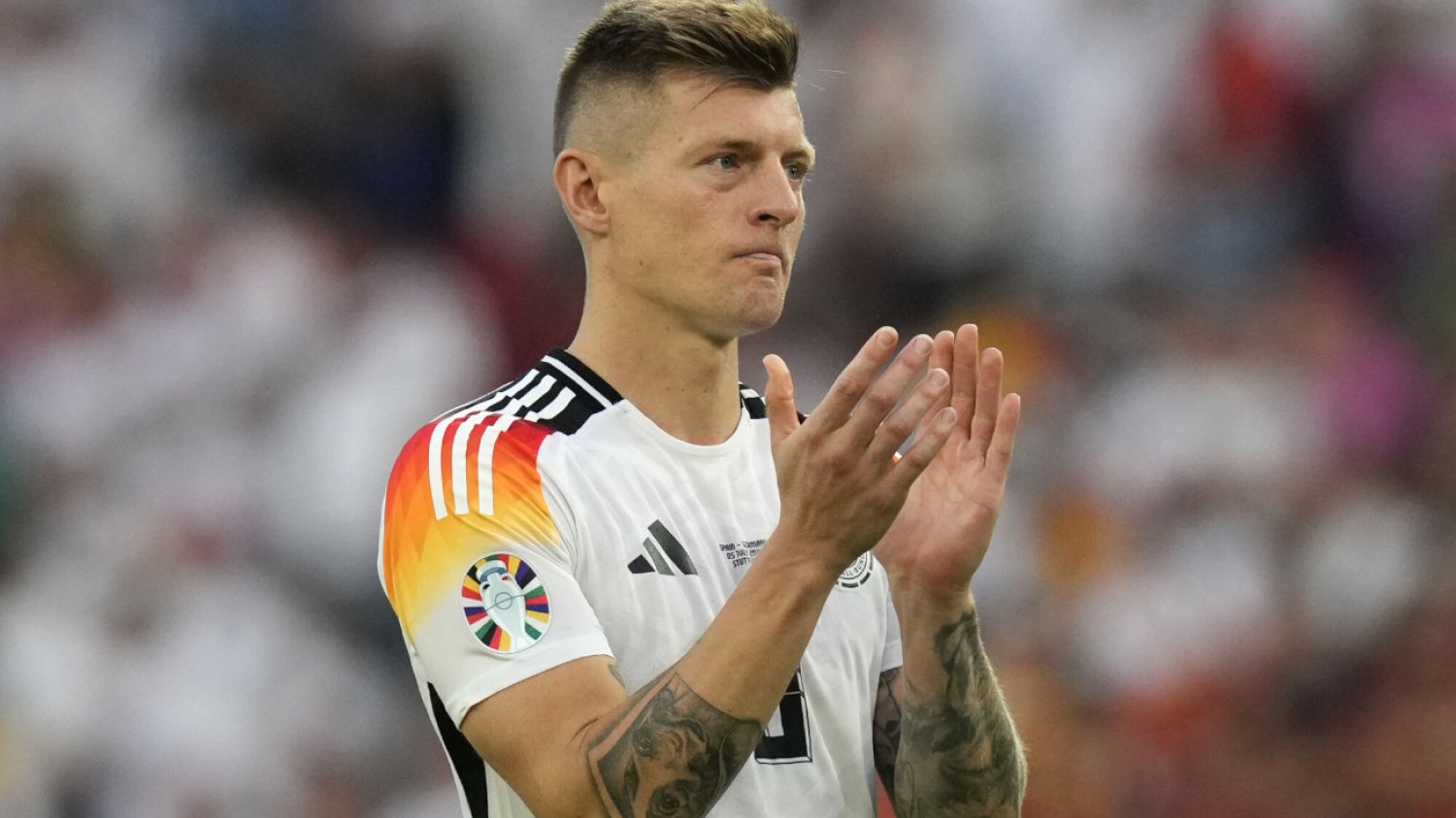 Toni Kroos dla reprezentacji Niemiec rozegrał 114 meczów, zdobył 17 bramek.