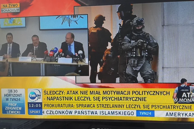 Na konferencji prasowej przedstawiciele prokuratury i policji poinformowali o wstępnych wynikach śledztwa w sprawie zamachu w Monachium.