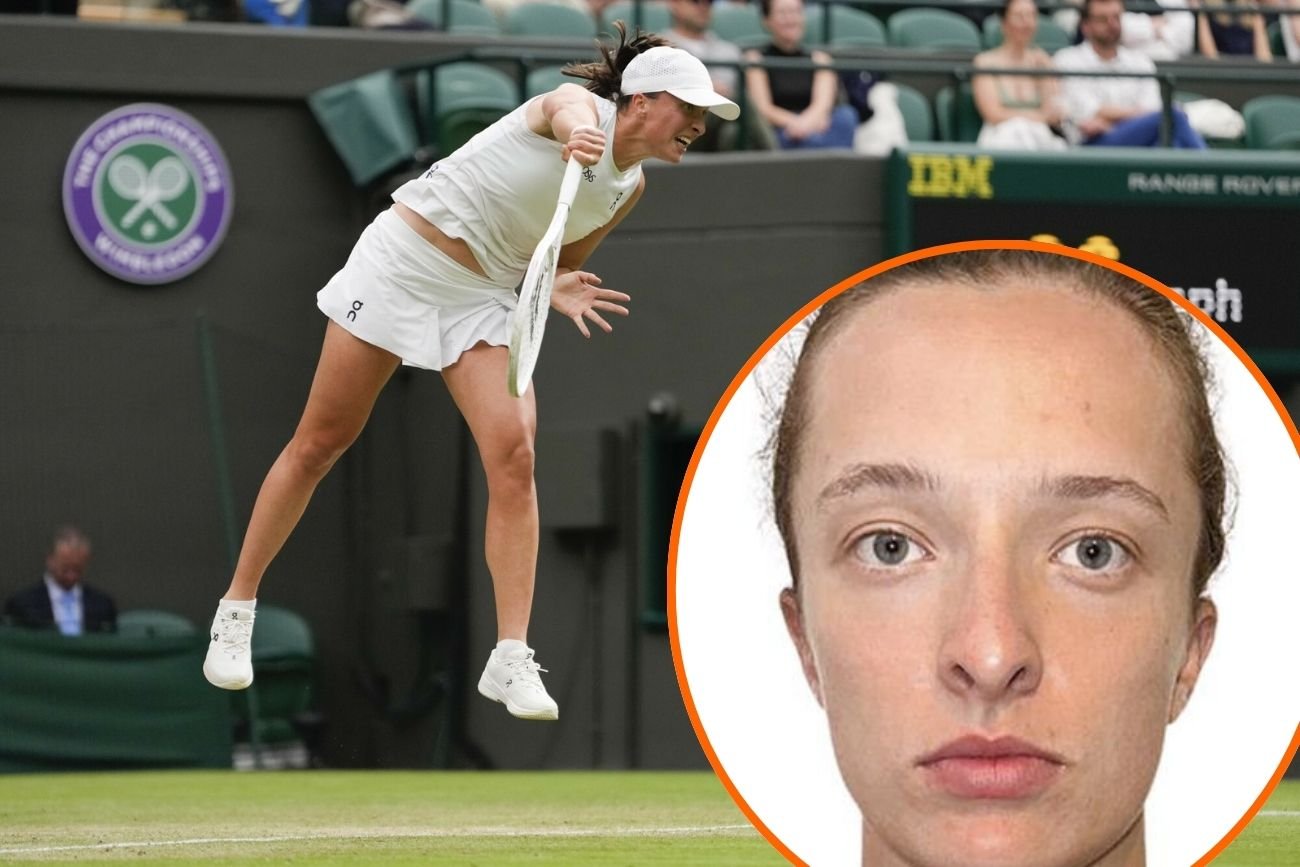 Iga Świątek jak z policyjnej kartoteki