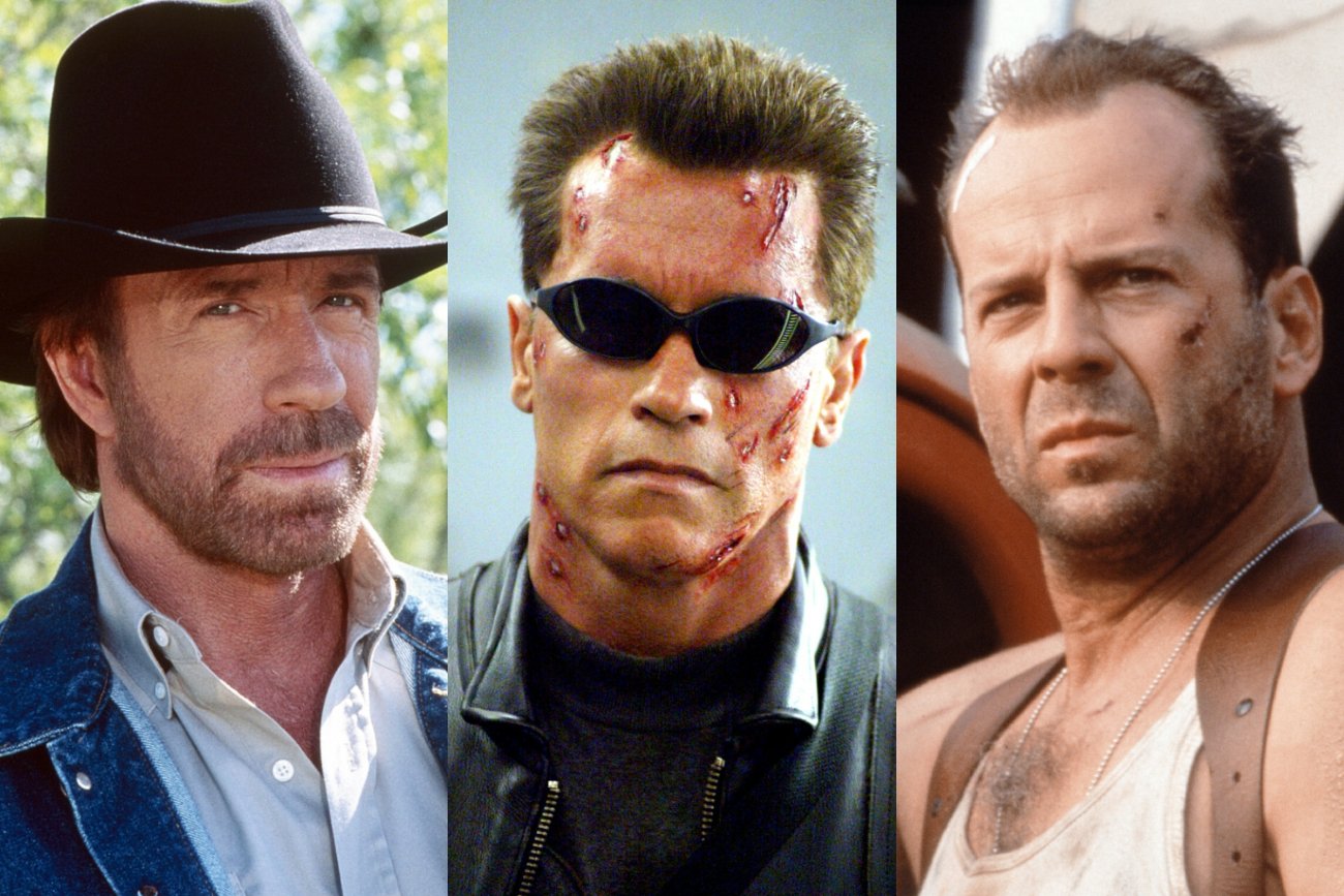 Chuck Norris, Arnold Schwarzenegger i Bruce Willis - co dziś  dzieje się z gwiazdami kina akcji? (LISTA)