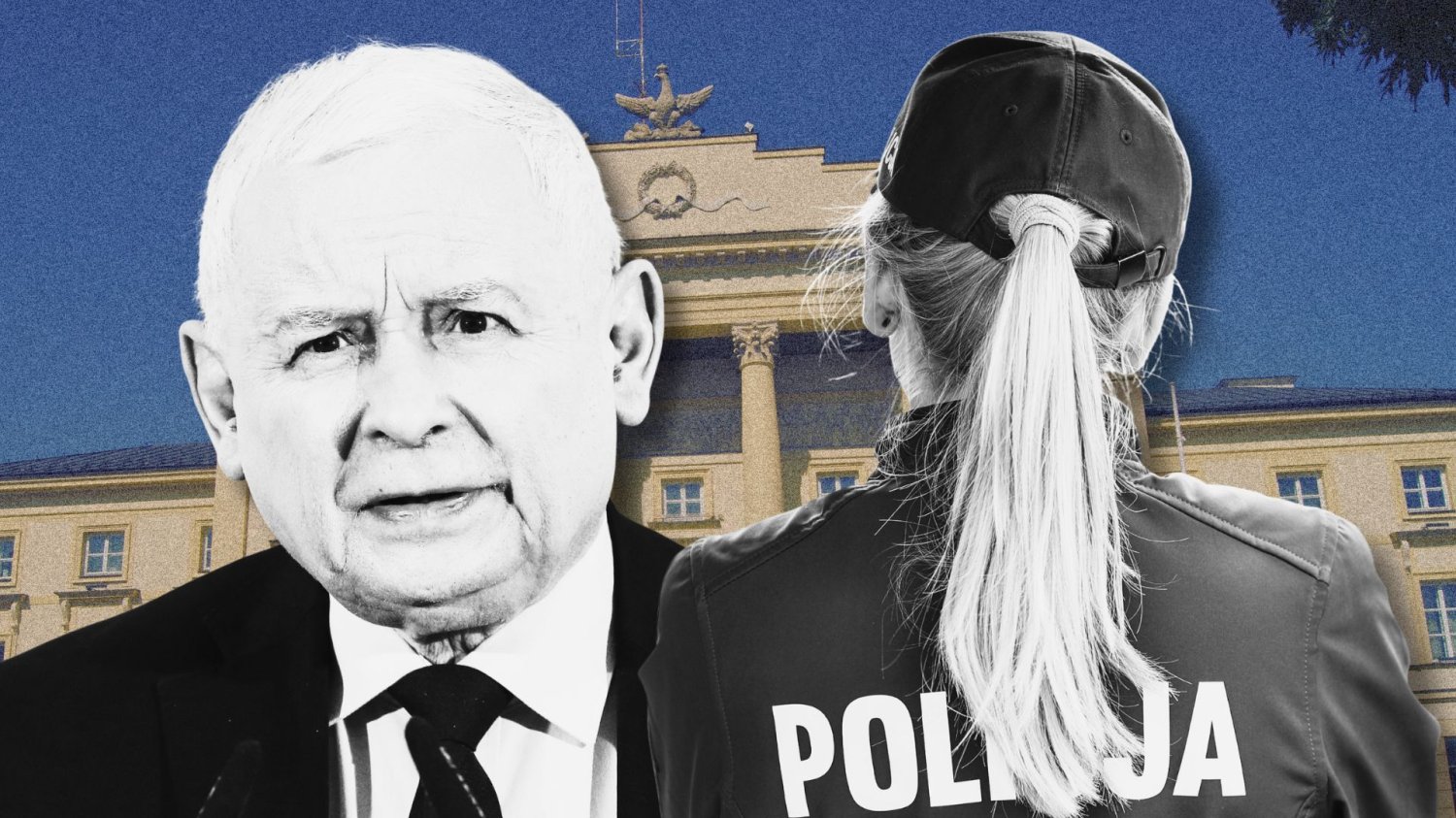gwałt na policjantce policja i Jarosław Kaczyński