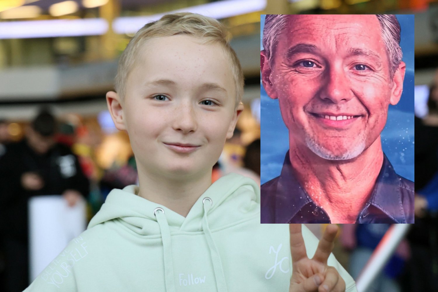 AI na Eurowizji Junior 2024. Dominika Arima z Polski postarzono. Wizualizacja z AI na Eurowizji Junior. Z 11-letniego Dominika Arima zrobiono dorosłego.