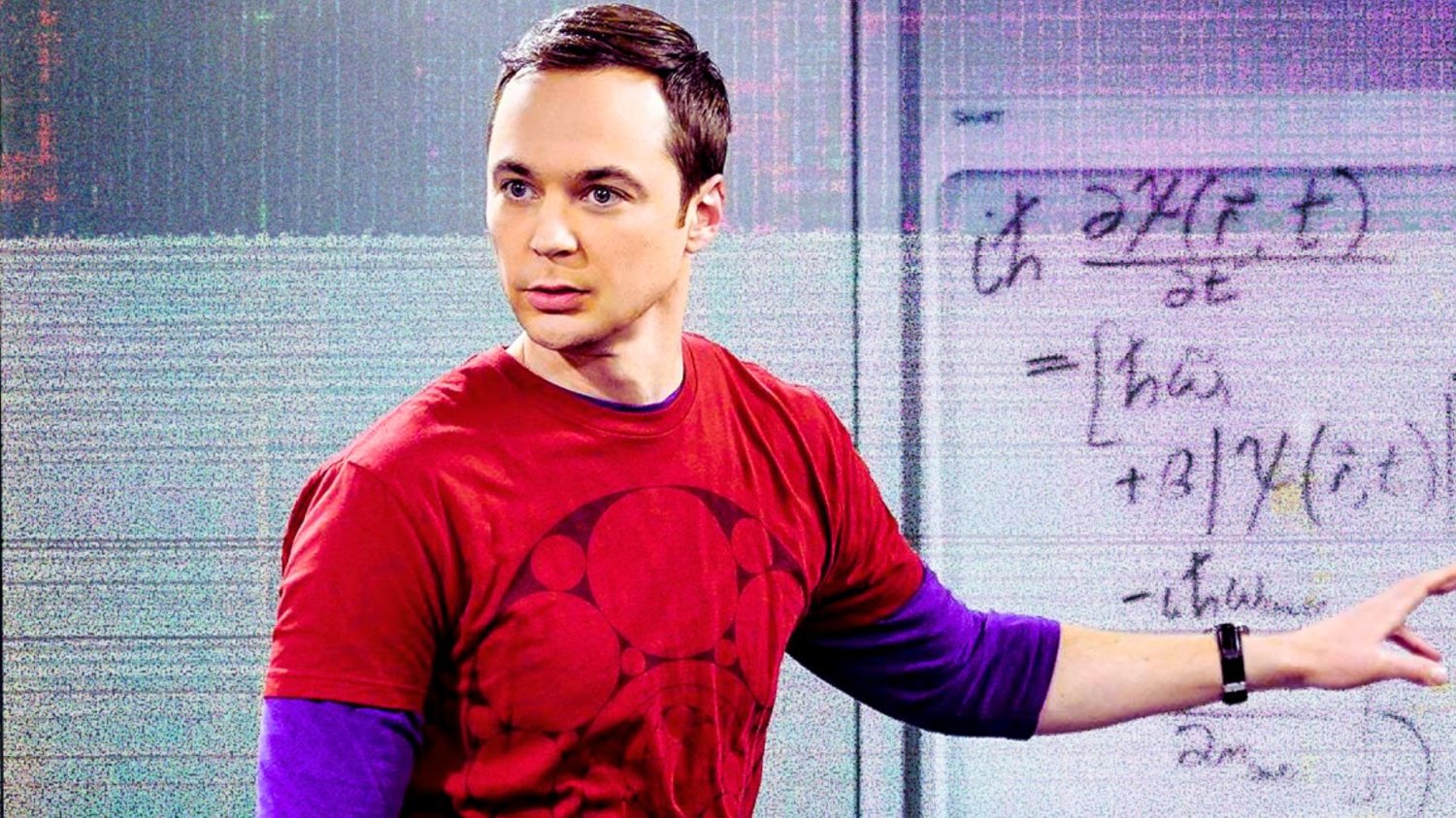 Jim Parsons jako Sheldon Cooper w the big bang theory