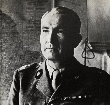 Płk Antoni Chruściel "Monter" – dowódca Okręgu Warszawa AK, który 31 lipca 1944 roku wieczorem podpisał rozkaz o godzinie "W".