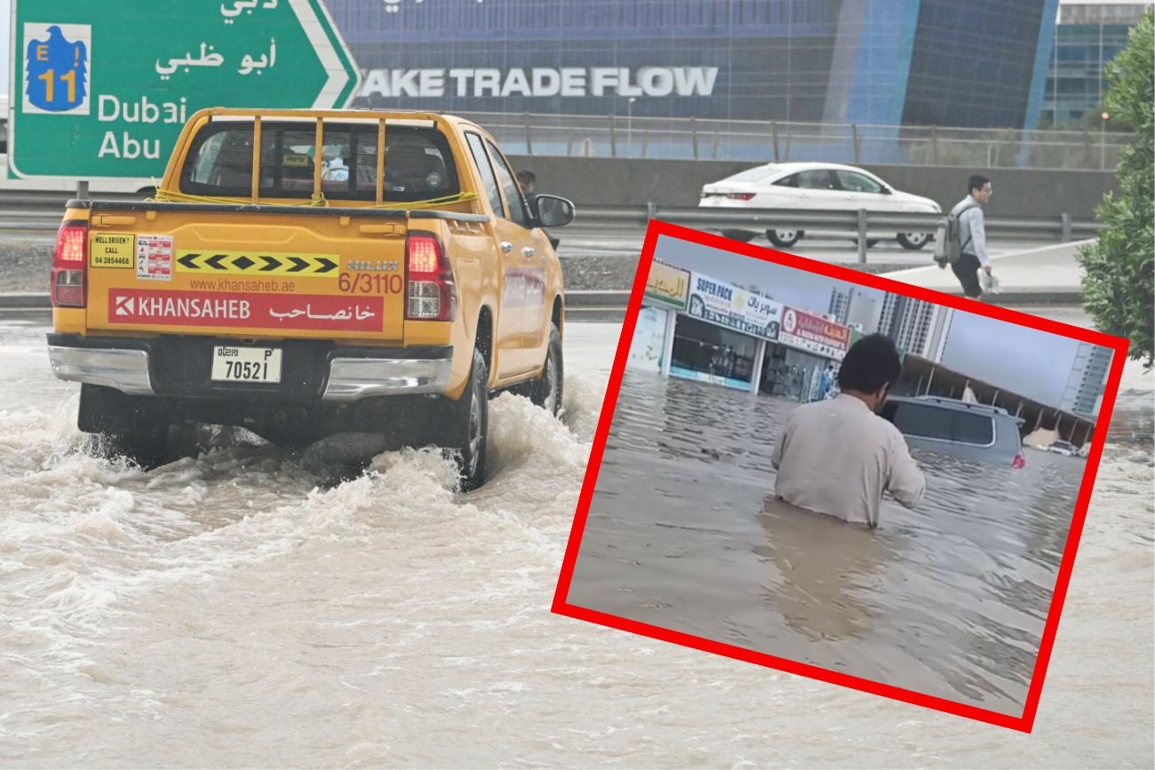 Dubaj znalazł się pod wodą. Wszystko z powodu potężnej burzy