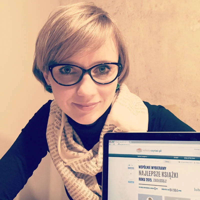 Iza Sadowska wie, że promocja czytelnictwa musi odbywać się w internecie.