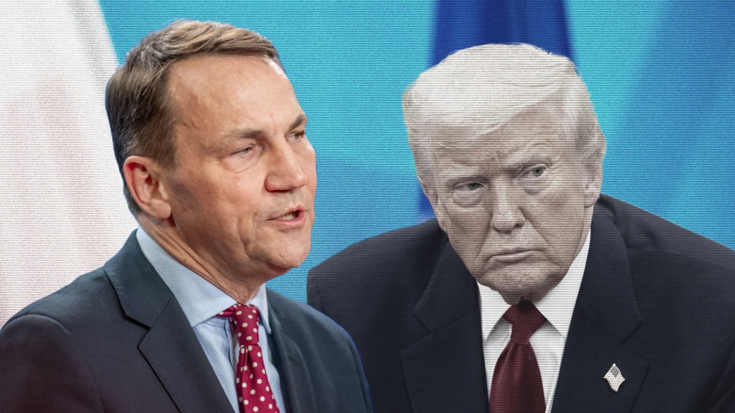 Sikorski przeciwstawił się Trumpowi. Sikorski przeciwstawił się Trumpowi.