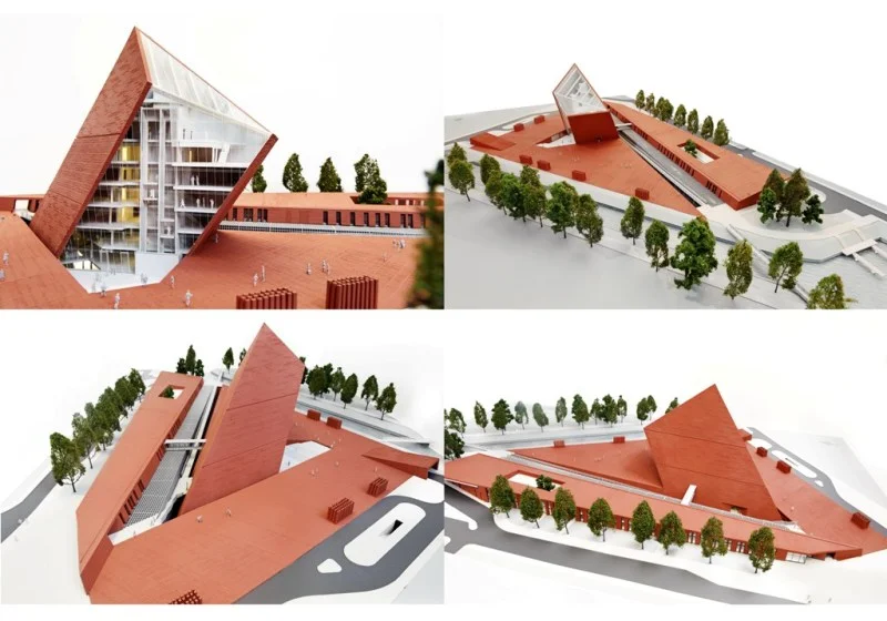 Wizualizacja Muzeum II Wojny Światowej, Studio Architektoniczne "Kwadrat".