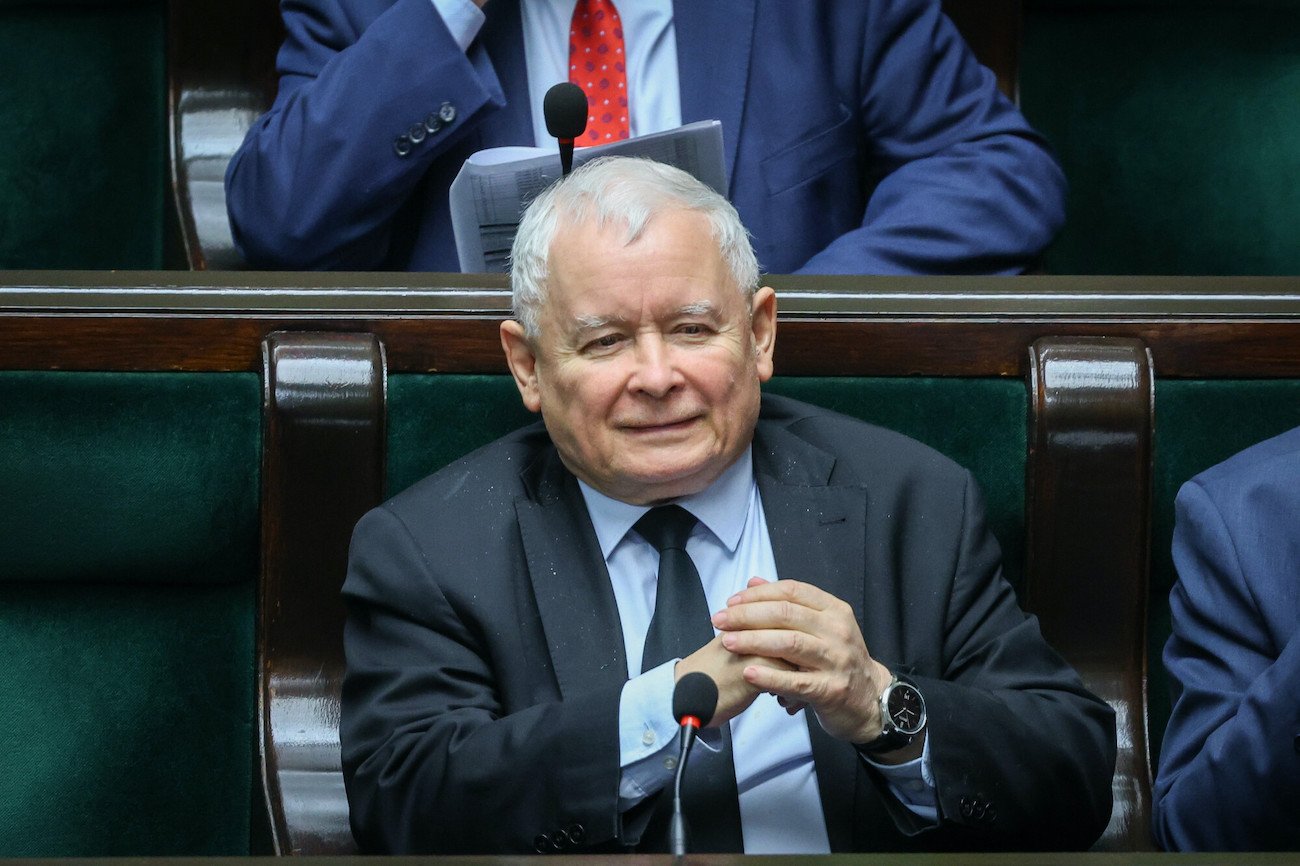 Jarosław Kaczyński, prezes PiS, poseł.
