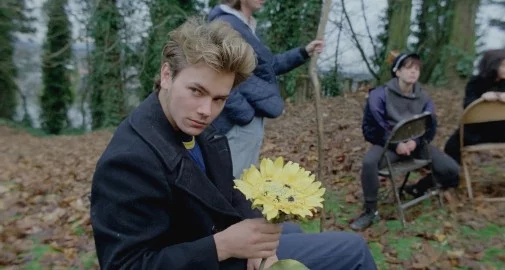 River Phoenix w filmie "Moje własne Idaho", którego reżyserem jest Gus Van Sant.