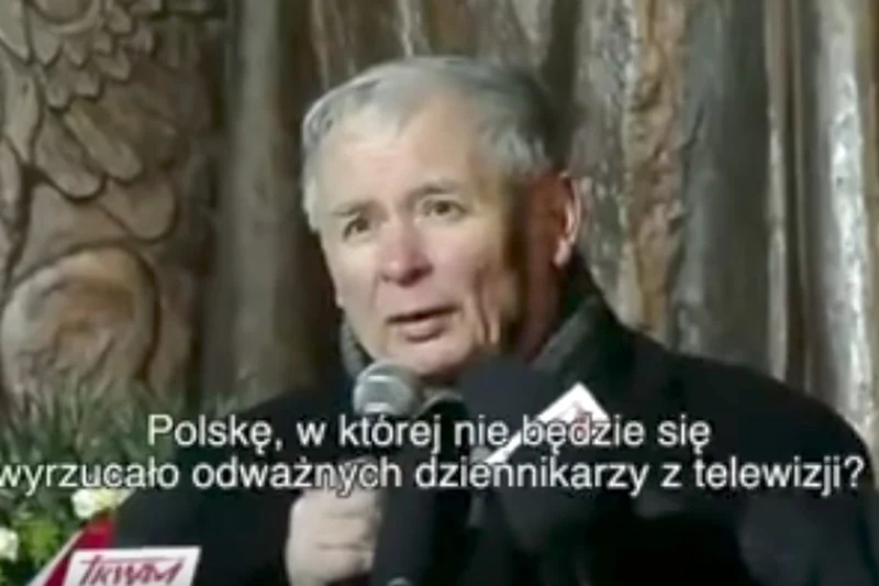 Prezes PiS Jarosław Kaczyński pytał w 2012 roku, czy jesteśmy w stanie wyobrazić sobie Polskę, w której jest pluralizm mediów.