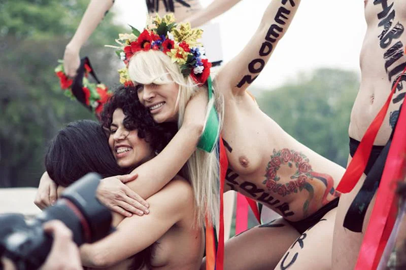 Jeden z protestów FEMEN