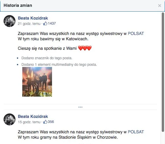 Wpadka Beaty Kozidrak