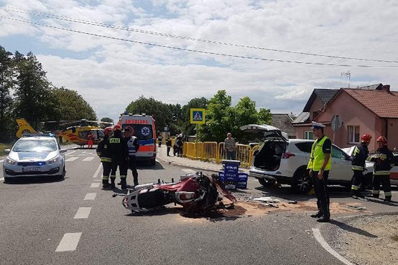 Prokuratura oskarża księdza o spowodowanie wypadku, w którym zginął motocyklista.